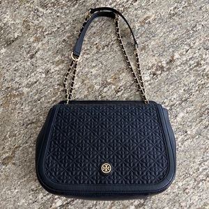 Tory Burch Quilted Marion Saddle Bag